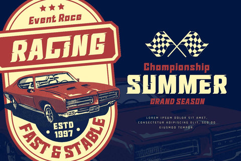 Sutixo | Athletic Font Font twinletter 