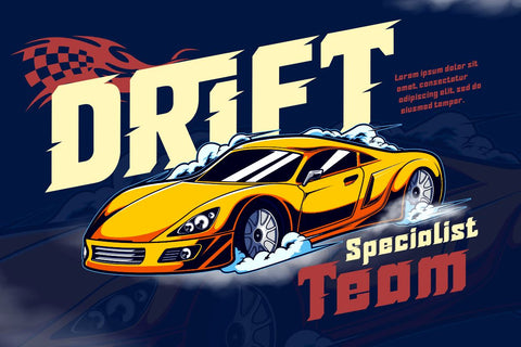 Sutixo | Athletic Font Font twinletter 