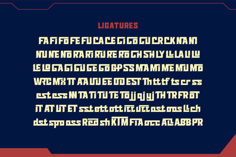 Sutixo | Athletic Font Font twinletter 