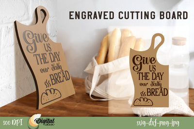 SVG. 3D Laser Cut Design. Engraved Cutting Boards Laser Cut. SVG Evgenyia Guschina 