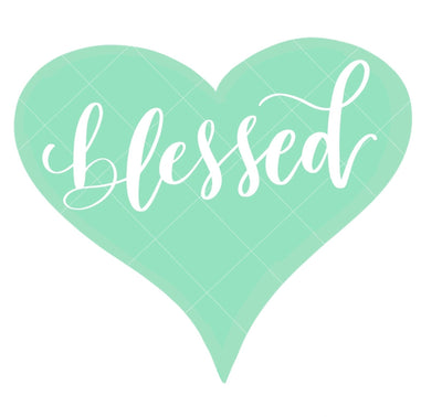 SVG Blessed Heart | So Fontsy SVG So Fontsy Design Shop 