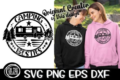 SVG - CAMPING BESTIES - Class A SVG - SVG PNG EPS DXF SVG On the Beach Boutique 