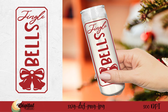 SVG Christmas Dollar Tree Candle. Christmas Candle SVG SVG Evgenyia Guschina 