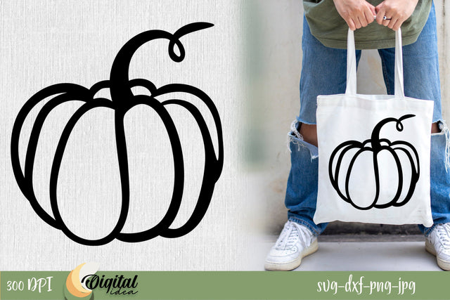 SVG Fall Black inscription . Autumn Pumpkin SVG. SVG Evgenyia Guschina 
