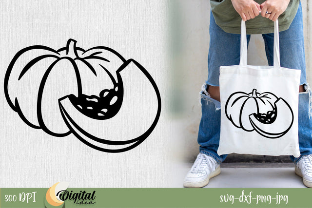 SVG Fall Black inscription. Pumpkin SVG. SVG Evgenyia Guschina 