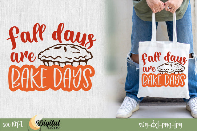 SVG Fall inscription . Bake Days SVG. SVG Evgenyia Guschina 