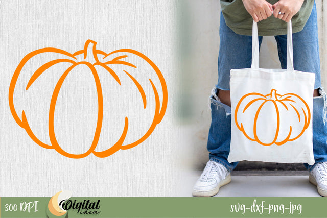 SVG Fall inscription. Design Pumpkin SVG. SVG Evgenyia Guschina 