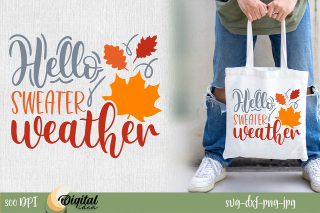 SVG Fall inscription . Hello SVG. SVG Evgenyia Guschina 