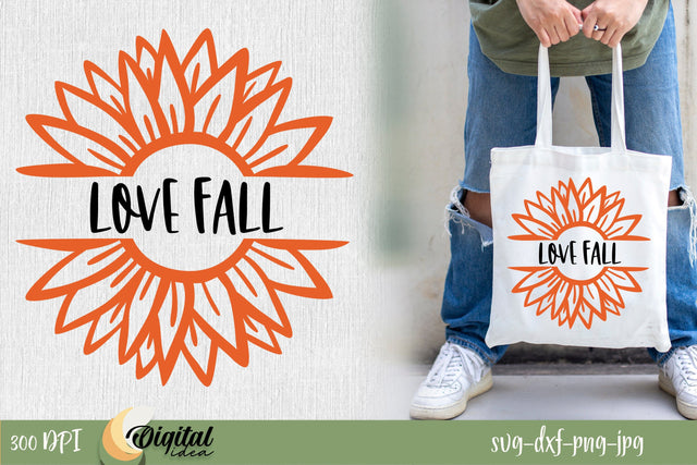 SVG Fall inscription . Love Fall SVG. SVG Evgenyia Guschina 