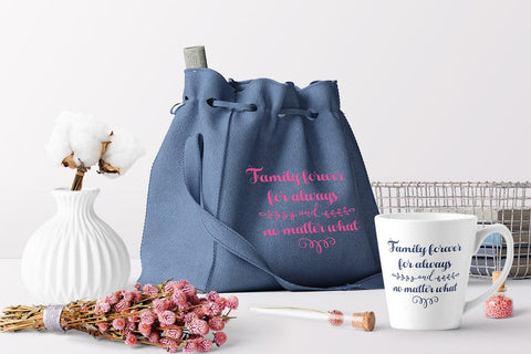 SVG Family forever for always and no matter what Family SVG Quote cut file SVG Zoya Miller 