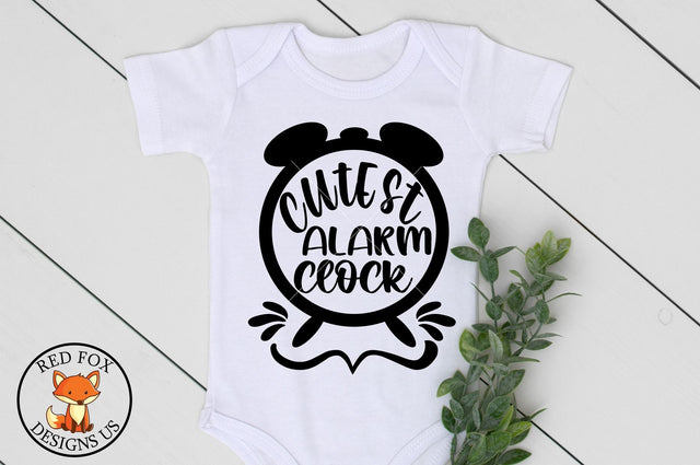 SVG File - Cutest Alarm Clock SVG RedFoxDesignsUS 