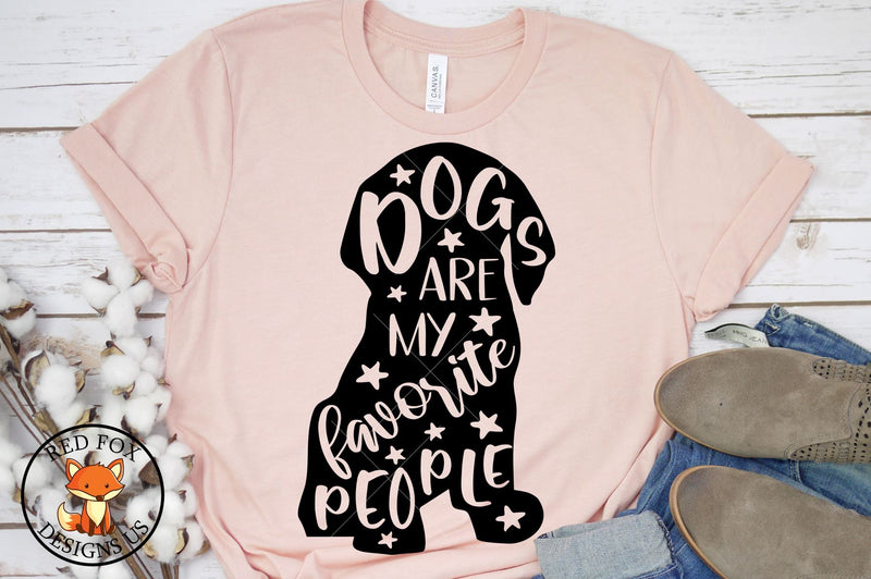 SVG FILE | Dogs Are My Favorite People | Dog Lover SVG SVG RedFoxDesignsUS 