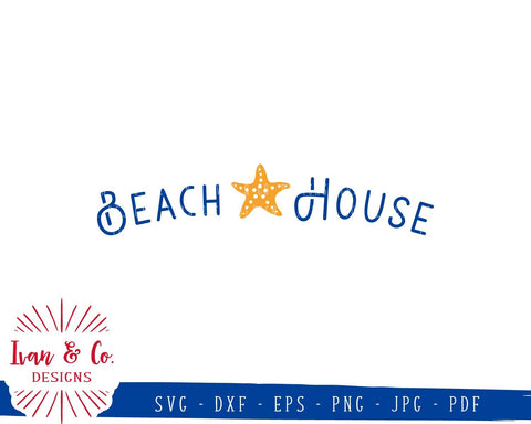SVG Files | Beach House Svg | Starfish Svg | Summer Svg | Beach Svg | Cricut | Silhouette | Commercial Use | Digital Cut Files (824178711) SVG Ivan & Co. Designs 