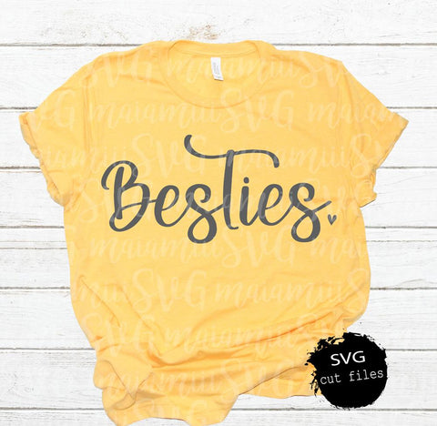 SVG Files, Besties Svg, Best Friends Svg, Friends Svg, Cut File for Cricut and Silhouette SVG MaiamiiiSVG 