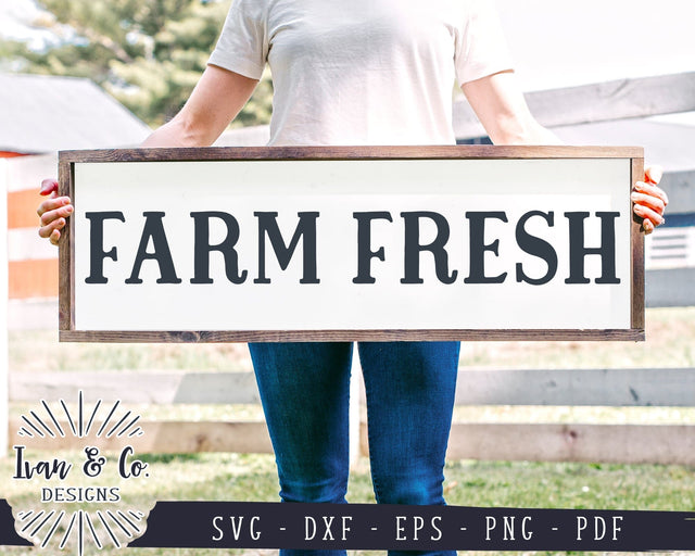 SVG Files, Farm Fresh Svg, Farmhouse Svg, Farm Svg, Market Svg, Commercial Use, Cricut, Silhouette, Digital Cut Files, DXF PNG (1381498527) SVG Ivan & Co. Designs 