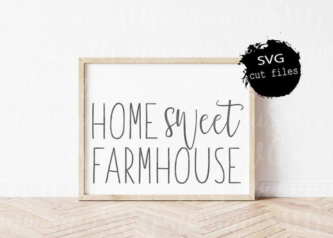 Svg Files, Home Sweet Farmhouse, Family Sign Svg, Home Sweet Home Svg, Farmhouse Sign Svg SVG MaiamiiiSVG 