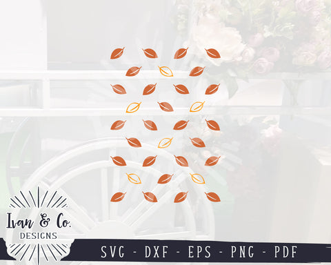 SVG Files | Leaves Svg | Autumn Svg | Fall Svg | Thanksgiving Svg | Leaf Pattern | Commercial Use | Cricut | Silhouette | Digital Cut Files | DXF PNG (1276914972) SVG Ivan & Co. Designs 