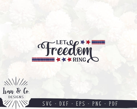 Svg Files | Let Freedom Ring | America | USA | 4th of July | Patriotic | Star | Commercial Use | Cricut | Silhouette | Digital Cut Files (988462644) SVG Ivan & Co. Designs 