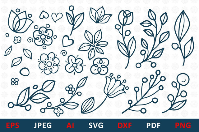 SVG Floral plant cut file for Family Monogram, Mailbox wedding cart, svg creator SVG Zoya Miller 