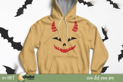 SVG Halloween Faces . Devil Faces SVG. SVG Evgenyia Guschina 