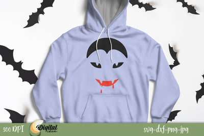 SVG Halloween Faces. Dracula Faces SVG. SVG Evgenyia Guschina 