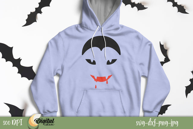 SVG Halloween Faces. Dracula Faces SVG. SVG Evgenyia Guschina 