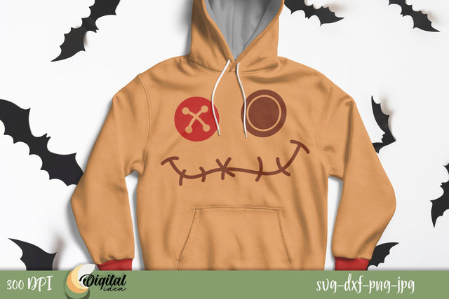 SVG Halloween Faces. Halloween Design Scary Faces SVG. SVG Evgenyia Guschina 