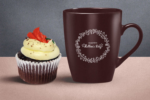 svg Mother's day card Flower wreath with hand lettering SVG Zoya Miller 