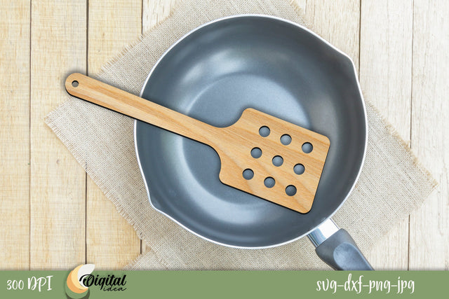 SVG Wooden Spatulas. 3D Home Kitchen Decor Laser Cut. SVG Evgenyia Guschina 