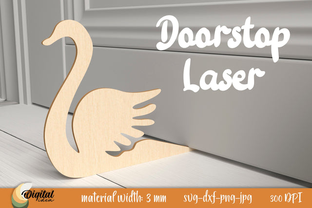 Swan Laser Cut. Doorstops Laser Cut. Doorstop Home Decor SVG Evgenyia Guschina 