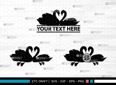 Swan Silhouette, Swan SVG, Swan Bird Svg, Gander Svg, Cygnini Svg, Baby Swan Svg, SB00327 SVG ETC Craft 