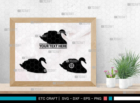 Swan Silhouette, Swan SVG, Swan Bird Svg, Gander Svg, Cygnini Svg, Baby Swan Svg, SB00327 SVG ETC Craft 