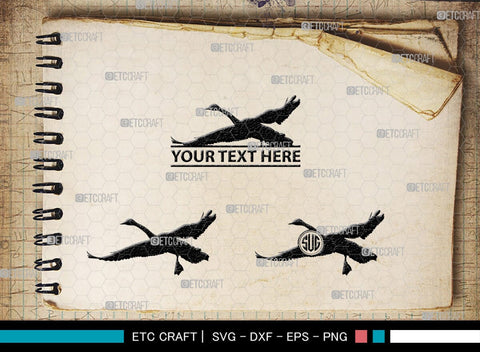 Swan Silhouette, Swan SVG, Swan Bird Svg, Gander Svg, Cygnini Svg, Baby Swan Svg, SB00327 SVG ETC Craft 