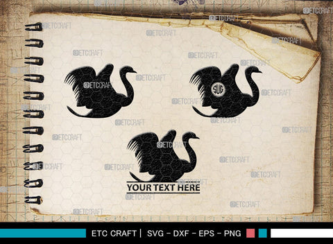 Swan Silhouette, Swan SVG, Swan Bird Svg, Gander Svg, Cygnini Svg, Baby Swan Svg, SB00327 SVG ETC Craft 