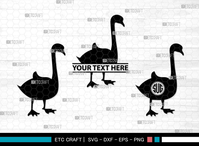 Swan Silhouette, Swan SVG, Swan Bird Svg, Gander Svg, Cygnini Svg, Baby Swan Svg, SB00327 SVG ETC Craft 
