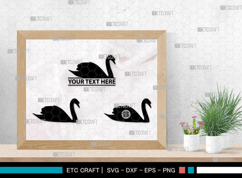 Swan Silhouette, Swan SVG, Swan Bird Svg, Gander Svg, Cygnini Svg, Baby Swan Svg, SB00327 SVG ETC Craft 