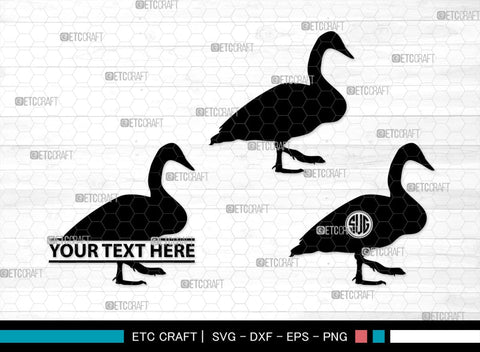 Swan Silhouette, Swan SVG, Swan Bird Svg, Gander Svg, Cygnini Svg, Baby Swan Svg, SB00327 SVG ETC Craft 
