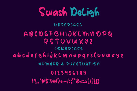 Swash Deligh Font LetterdayStudio 
