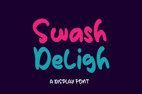 Swash Deligh Font LetterdayStudio 