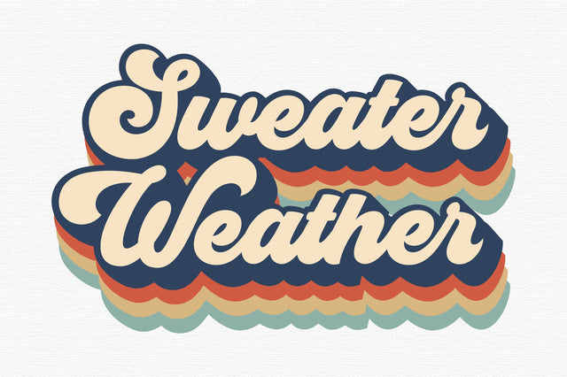 Sweater Weather Autumn Cut File Sublimation designartist 