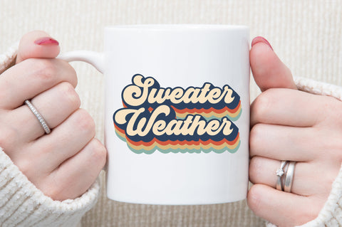 Sweater Weather Autumn Cut File Sublimation designartist 