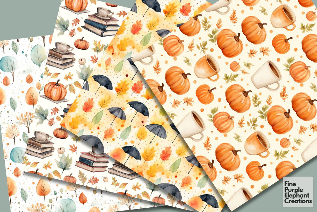 Fall Witner Pattern Sweater Weather | Fall Pattern - So Fontsy