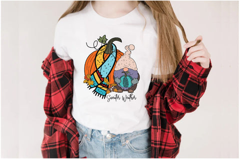 Sweater Weather Pumpkin Gnome Sublimation Sublimation Jagonath Roy 