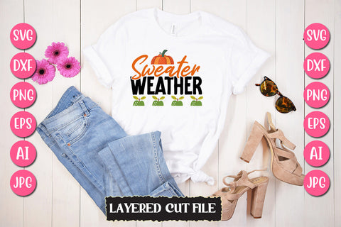 Sweater Weather SVG Cut File SVG Newmockups 