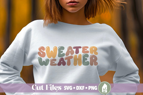 Sweater Weather SVG, Fall Shirt Designs SVG LilleJuniper 