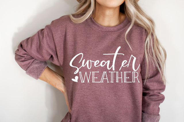Sweater Weather Svg, Png, Dxf SVG RedFoxDesignsUS 