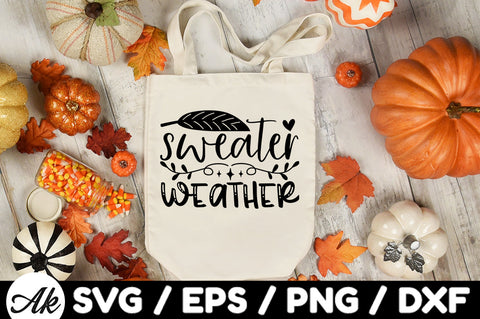 Sweater weather svg SVG akazaddesign 