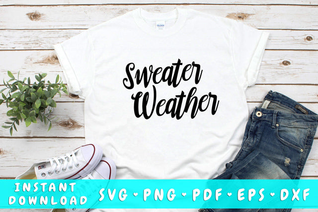 Sweater Weather SVG SVG HappyDesignStudio 