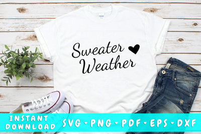 Sweater Weather SVG SVG HappyDesignStudio 
