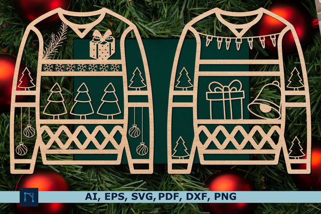 sweaters christmas ornaments svg bundle SVG MD JOYNAL ABDIN 